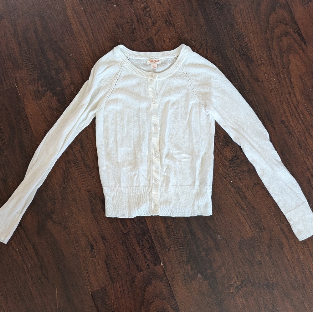 Cat & Jack Girls Cardigan- Size 7/8
